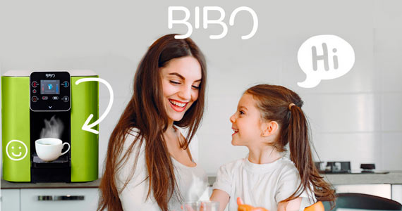 BIBO : Fontaine à eau fraîche/chaude instantanée & Distributeur d'eau  filtrée